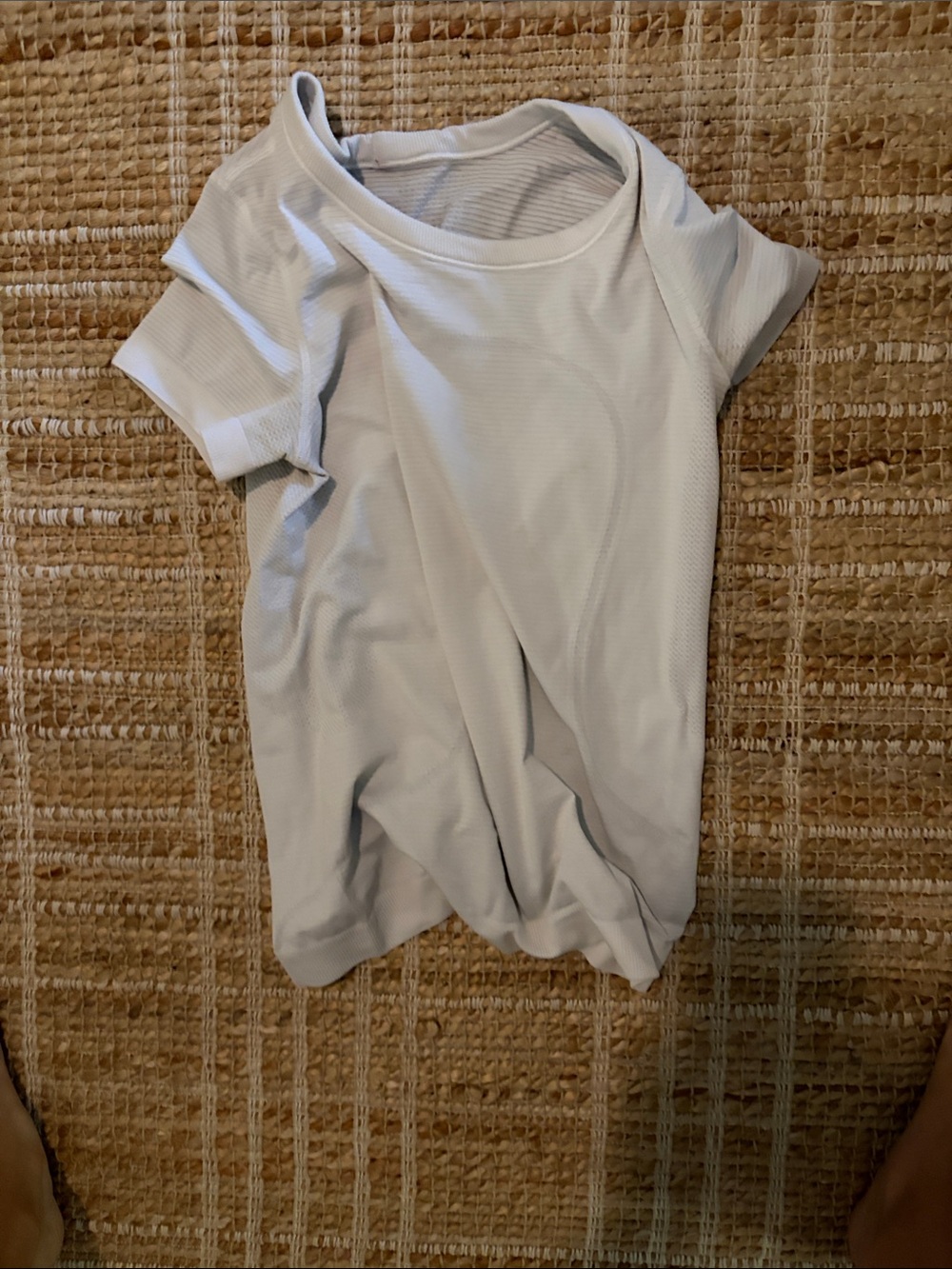 lululemon athletica Women's Short Sleeve Scoop Neck Top - White